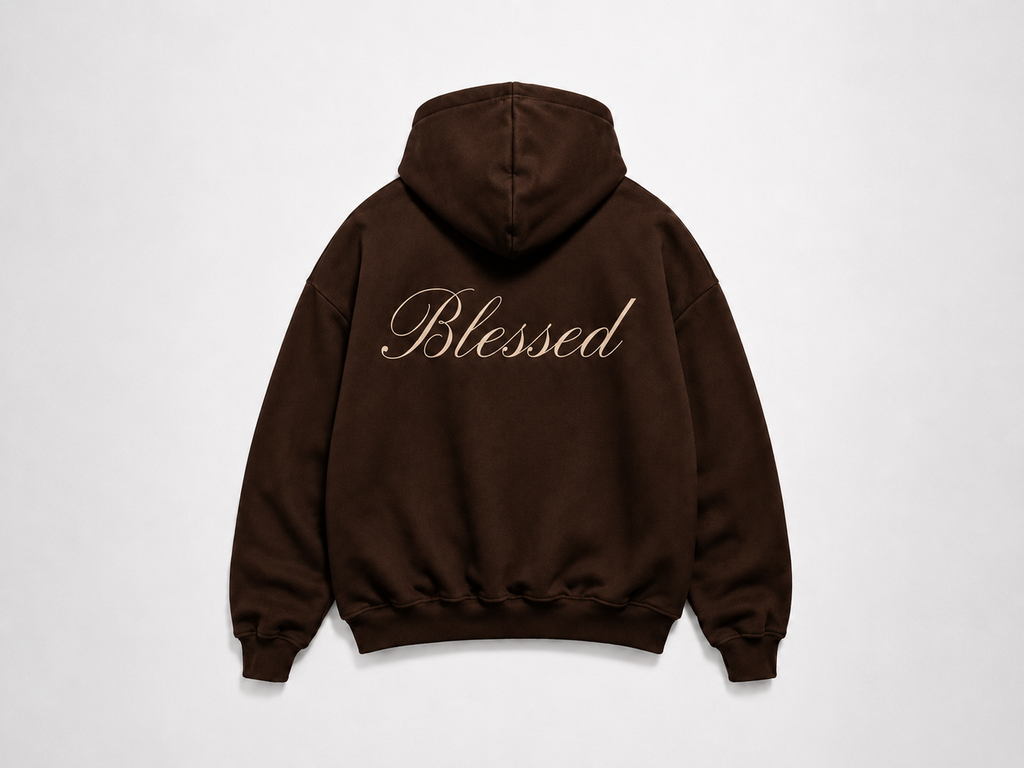 Hoodie "BLESSED"- THE GLOW ARCHIVE: ESSENTIAL