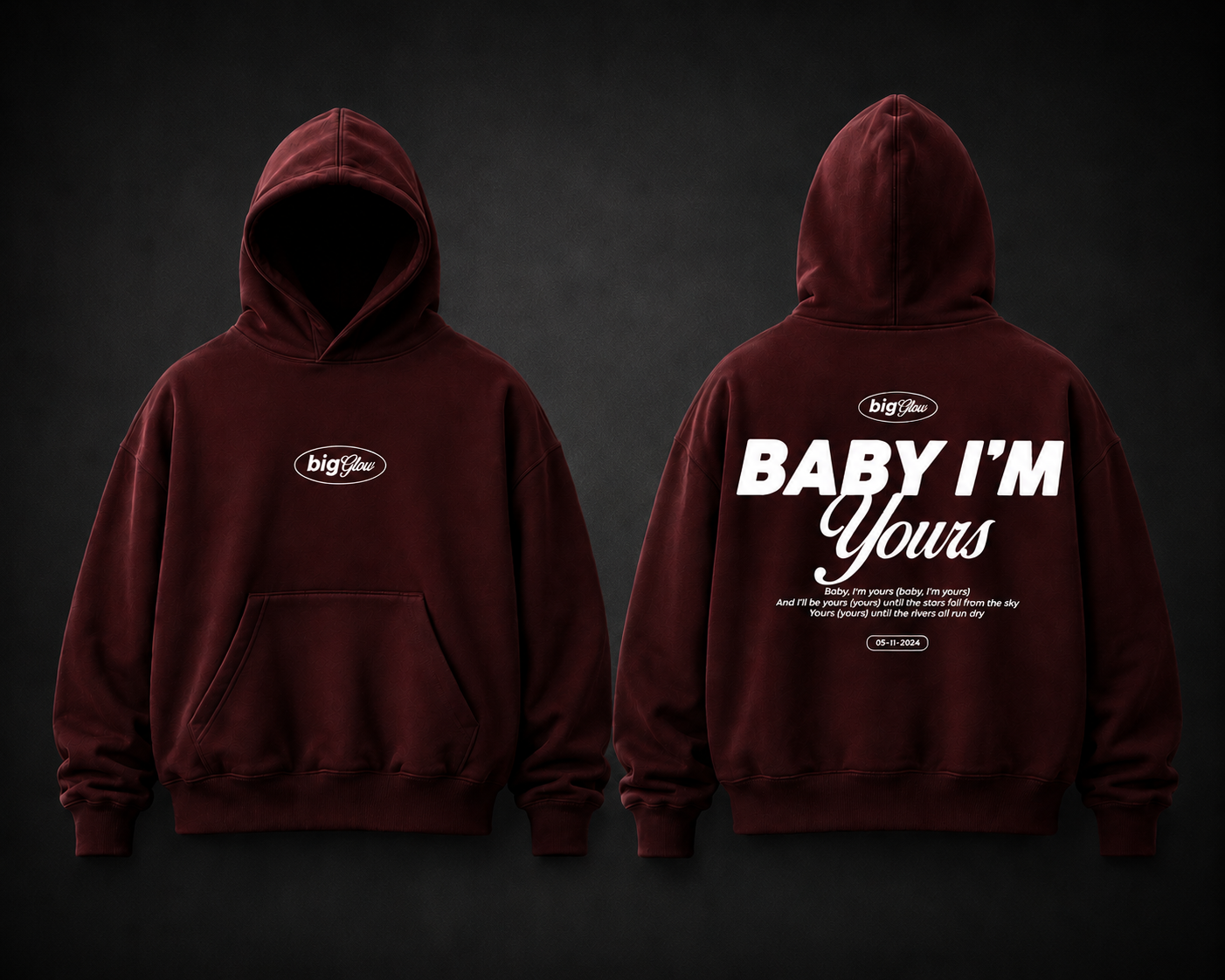 Baby I´m Yours- Hoodie BoxyFit