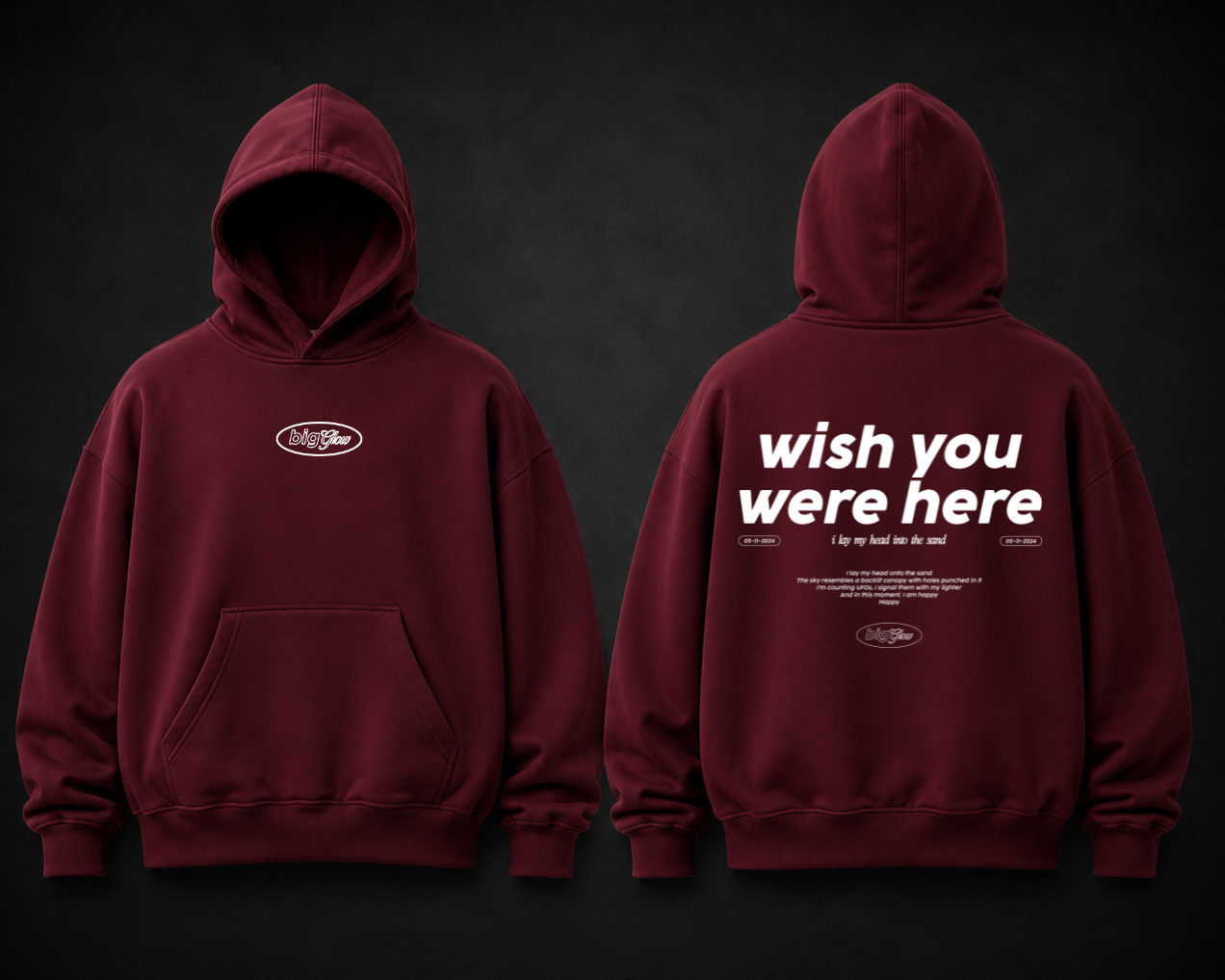 WISH YOU WERE HERE - HOODIE