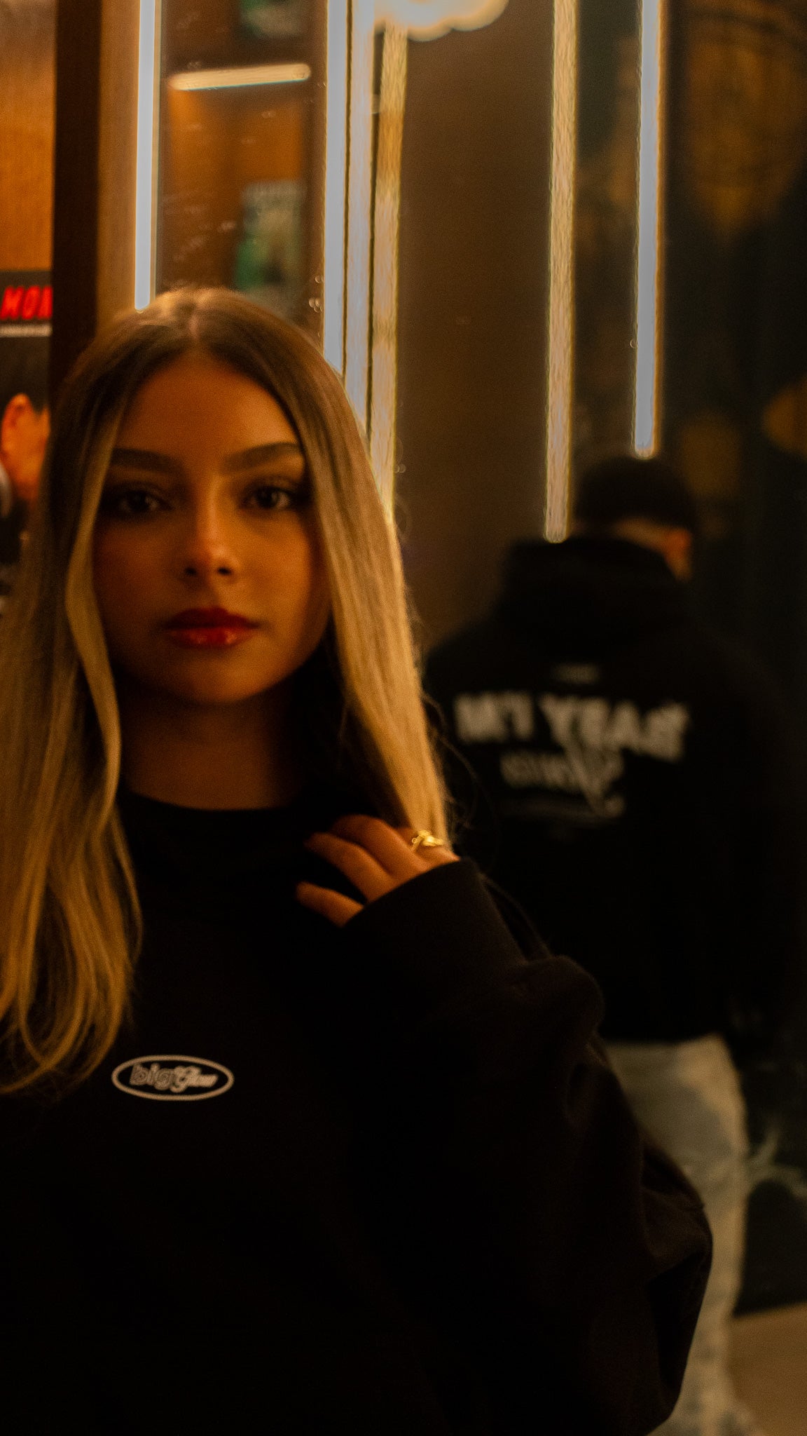 BABY I´M YOURS- HOODIE NEGRO